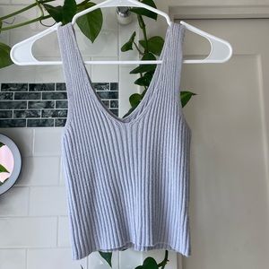 BUNDLE: 1 Blue Halter & 1 Blue/Gray-Tone Tank Top